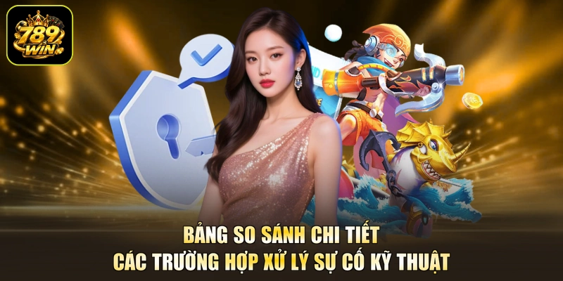 Bảng so sánh chi tiết các trường hợp xử lý sự cố kỹ thuật